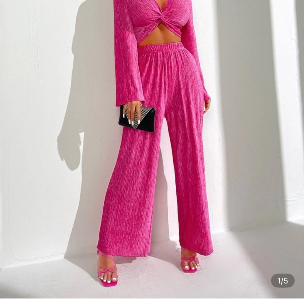 Pink Women's Top & Pants